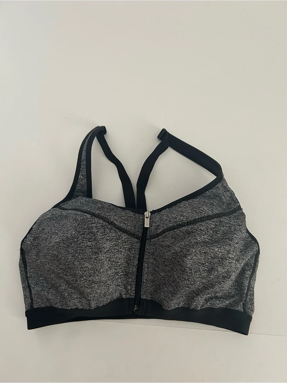 Victoria’s Secret Gray Front-Zip Sports Bra | Size 36C